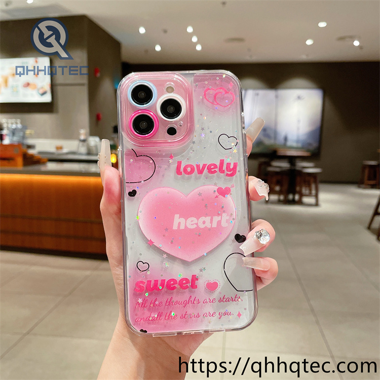 pro camera women design glitter case