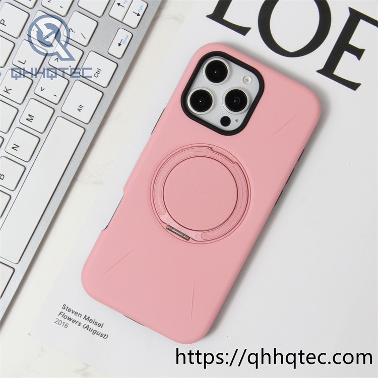 120 degree rotatable carbon fiber bracket magnetic hard case