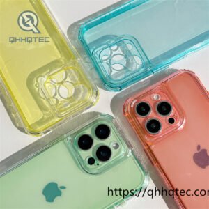 macaron color transparent 3 in 1 case