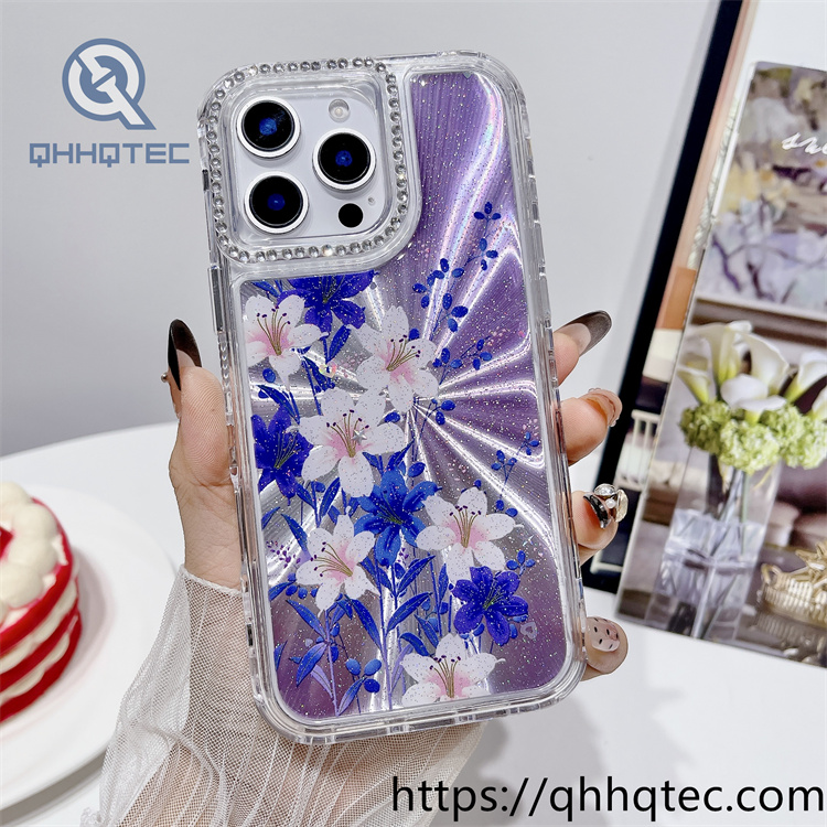 laser light 3 in 1 butterfly flowers case