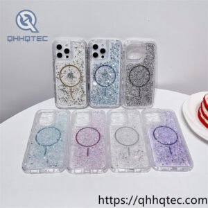 full sequins 3 in 1 magnetic 360 case