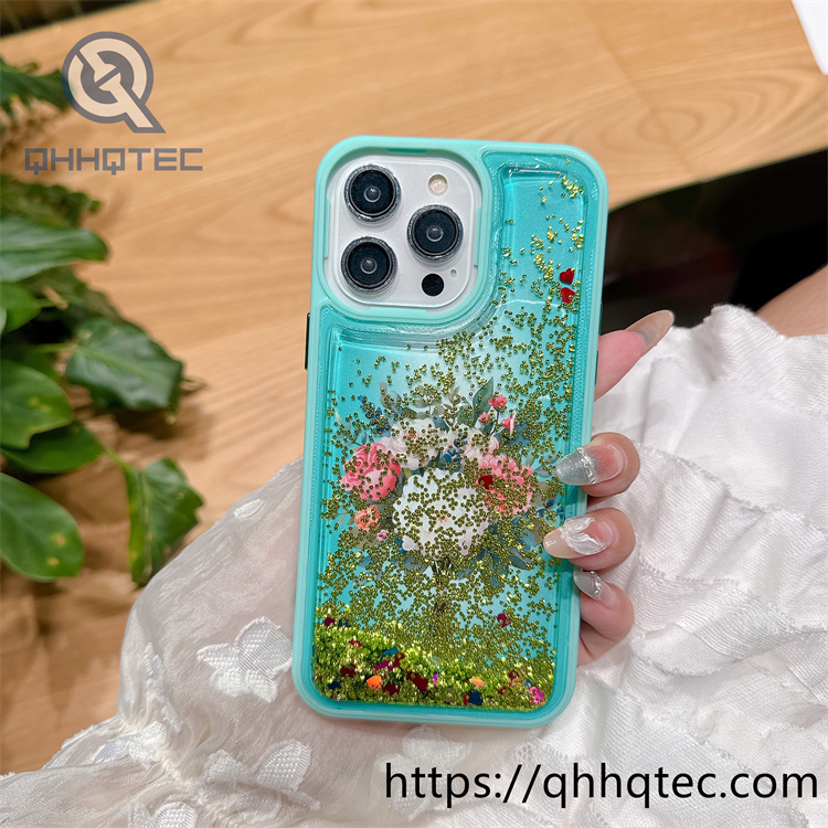 quicksand sequin flow 2 in 1 flower case