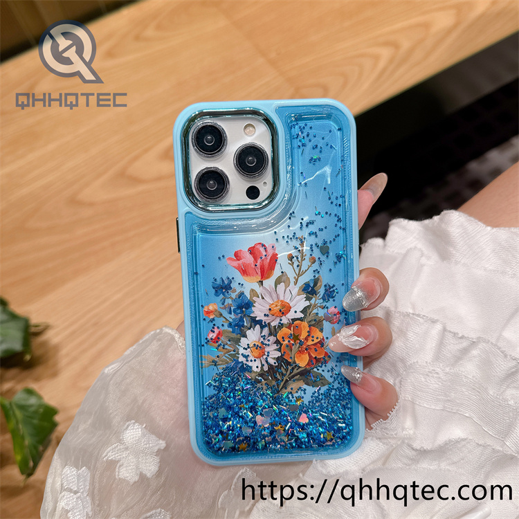 quicksand sequin flow 2 in 1 flower case