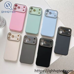 large windows iphone 17 serie silicone case