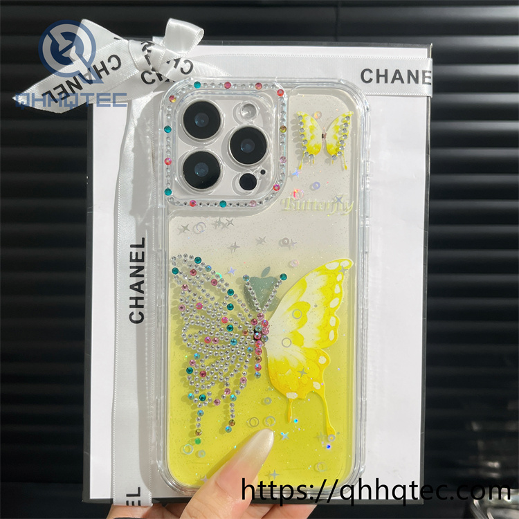 gradient butterfly 3 in 1 diamonds case