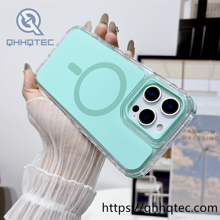 transparent frame 3 in 1 simplicity magsafe case