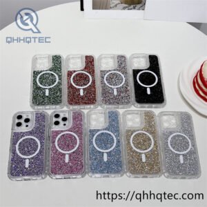 broken diamonds 3 in 1 colored magsafe case