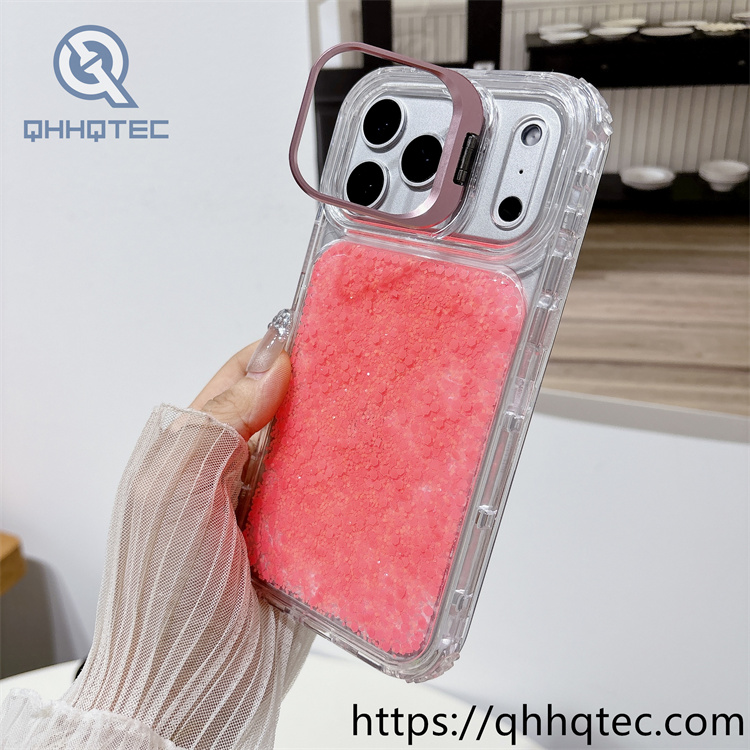 luminous design 3 in 1 sequins case