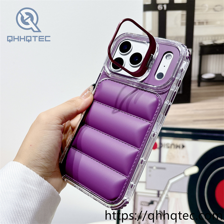 down jacket glossy 3 in 1 pop case