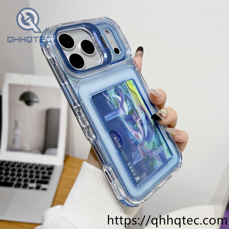 clear case 3 in 1 card bag pop case