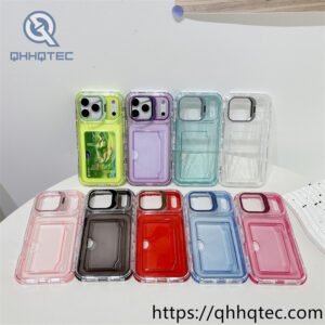 clear case 3 in 1 card bag pop case