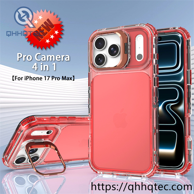 pro camera 4 in 1 transparent case