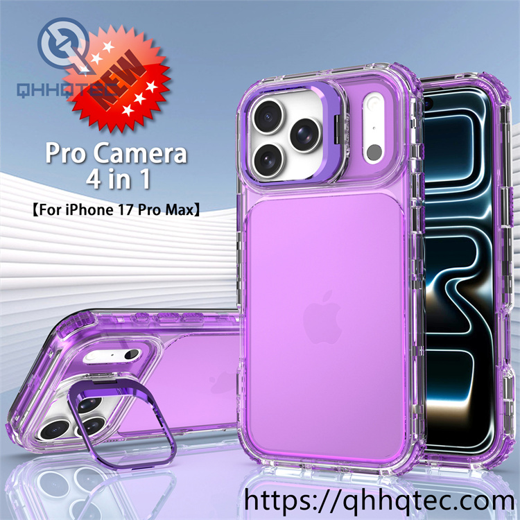 pro camera 4 in 1 transparent case