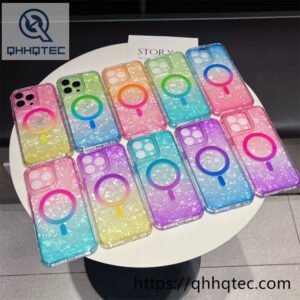 three colors gradient laser case