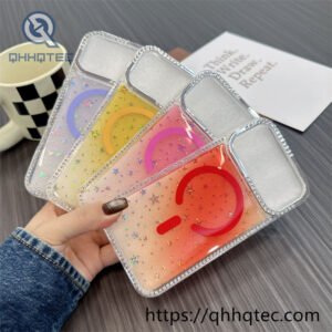star gradient magsafe diamonds case