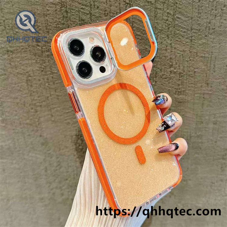 lens cap glitter magsafe case