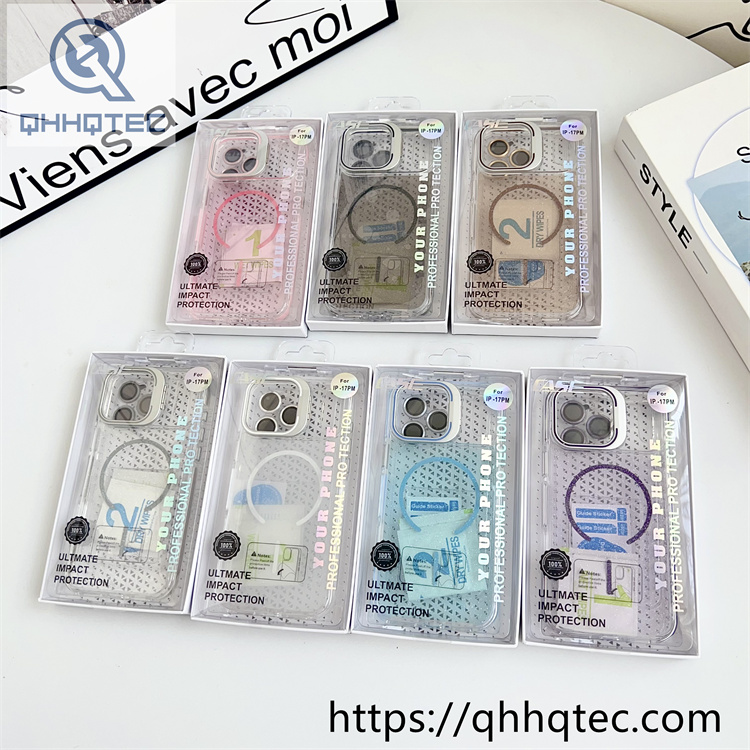 stand glitter clear magsafe case