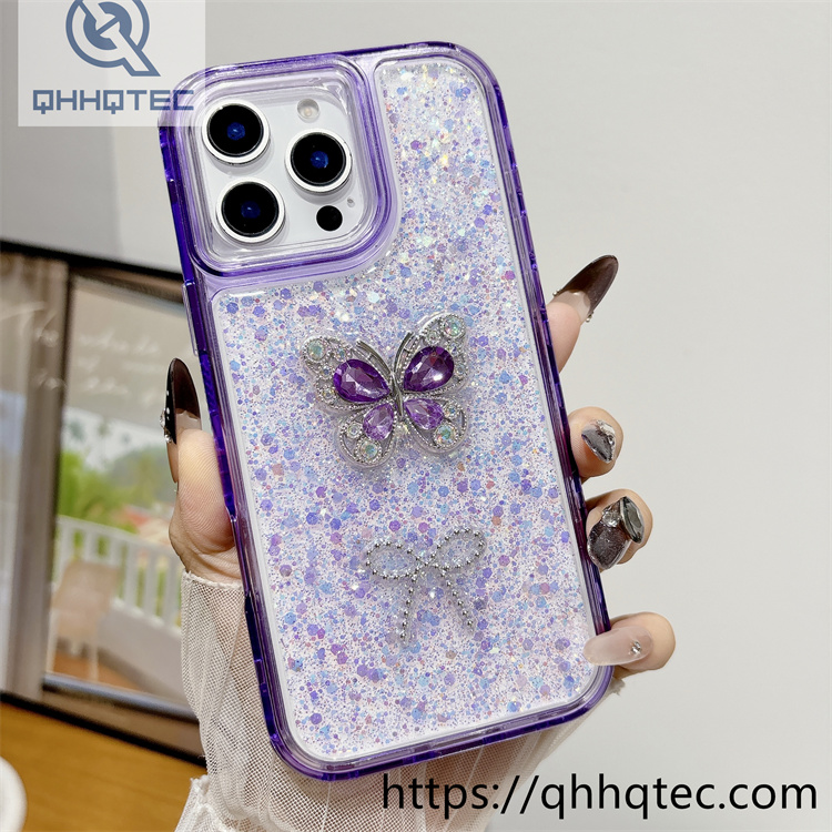 diamonds butterfly 3 in 1 dripping case