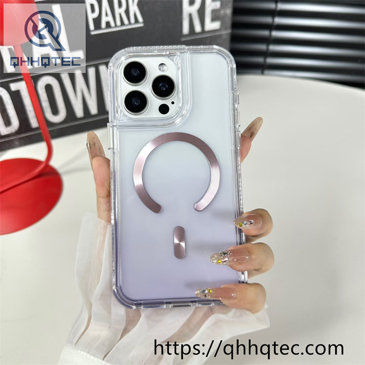 clear gradient color 3 in 1 case