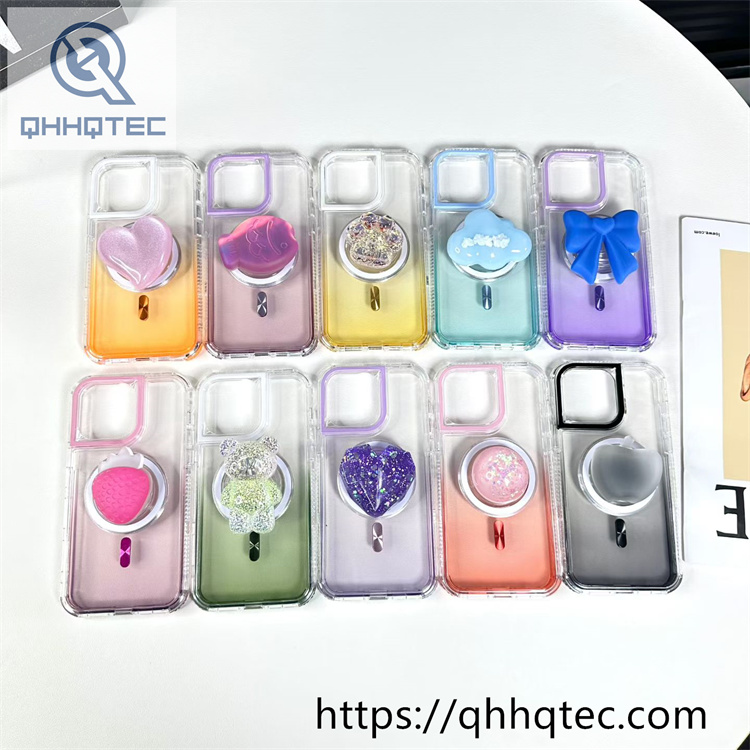gradient color 3 in 1 case 3d bracket