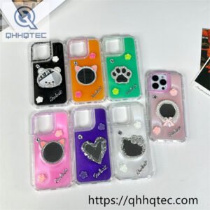 cute mirror 3 in 1 dripping case