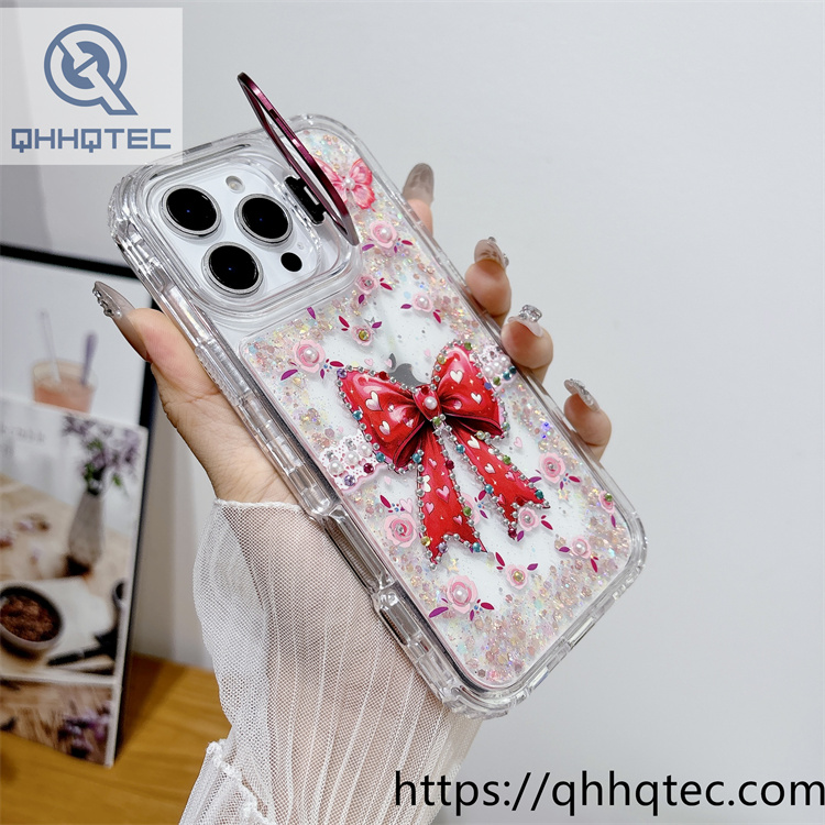 3d painting butterfly rose 3 in 1 case