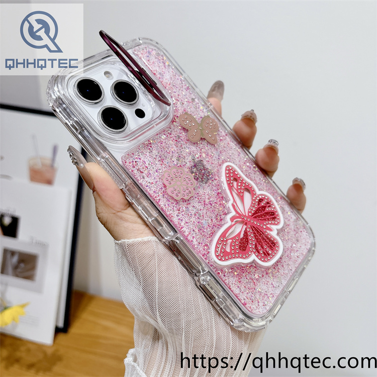 hollow butterfly rocking 3 in 1 case