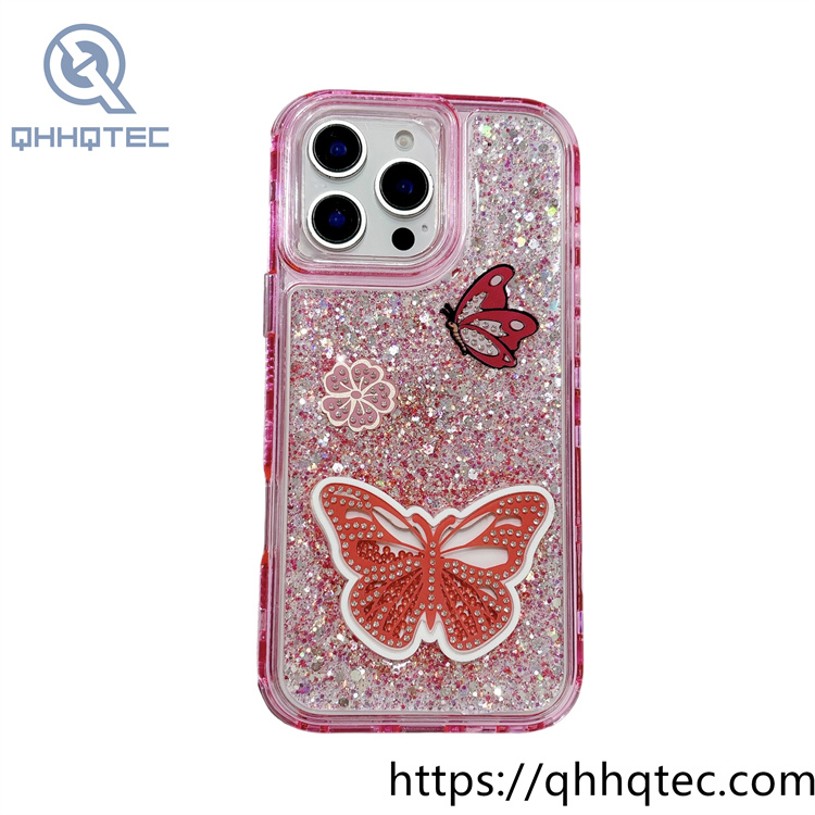 glitter butterfly 3 in 1 rocking case