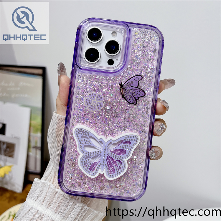 glitter butterfly 3 in 1 rocking case