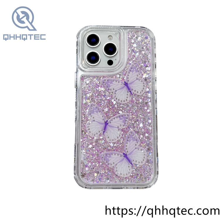 three simulated butterfly 3 in 1 case