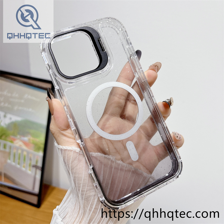 color gradient 3 in 1 glitter case