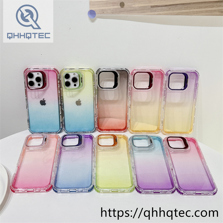 two colors gradient 3 in 1 case bracket