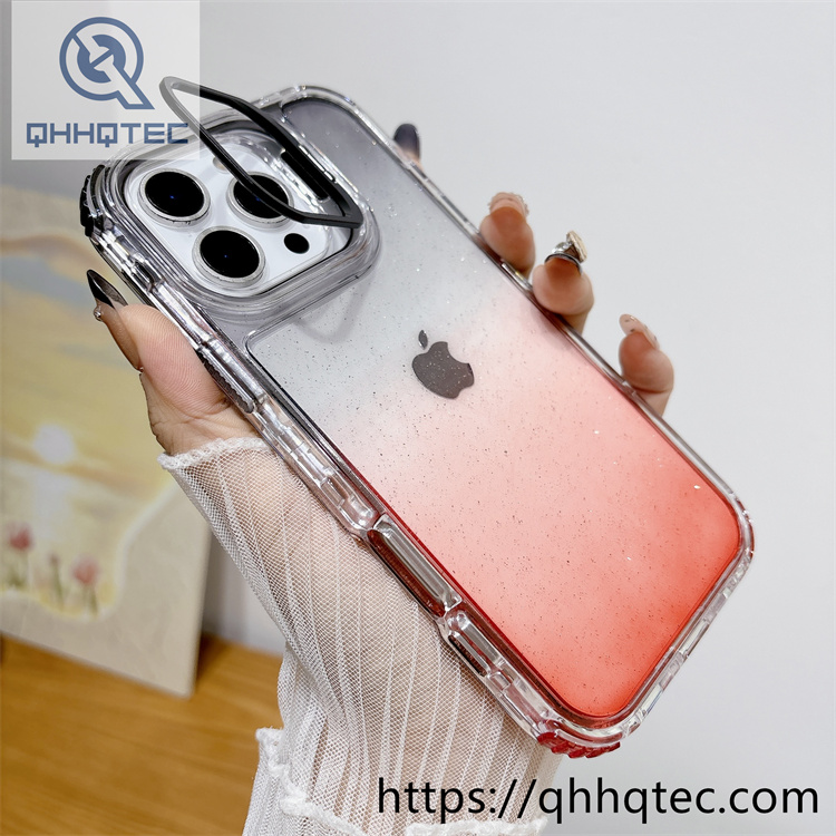 two colors gradient 3 in 1 case bracket