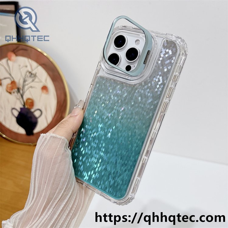 rhombus flake 3 in 1 metal bracket case