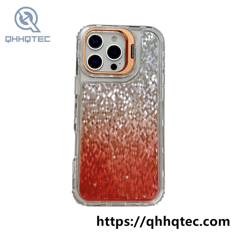 rhombus flake 3 in 1 metal bracket case