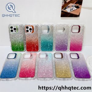 rhombus flake 3 in 1 metal bracket case