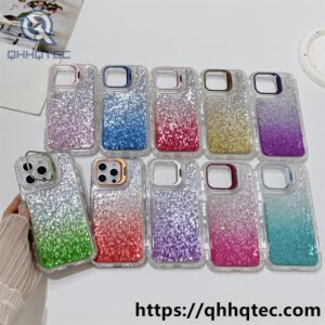 rhombus flake 3 in 1 metal bracket case