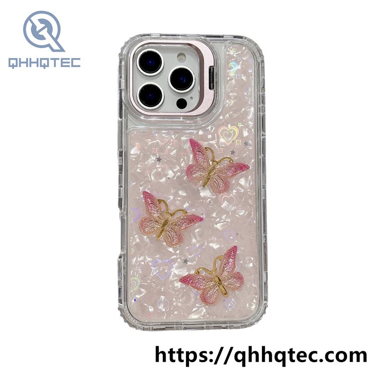 three butterfly 3in1 metal bracket case