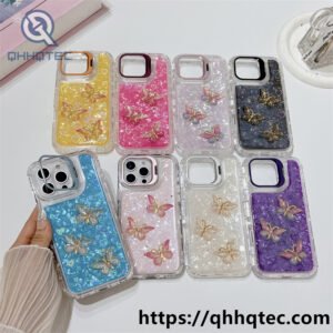 three butterfly 3in1 metal bracket case