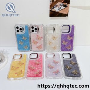 three butterfly 3in1 metal bracket case