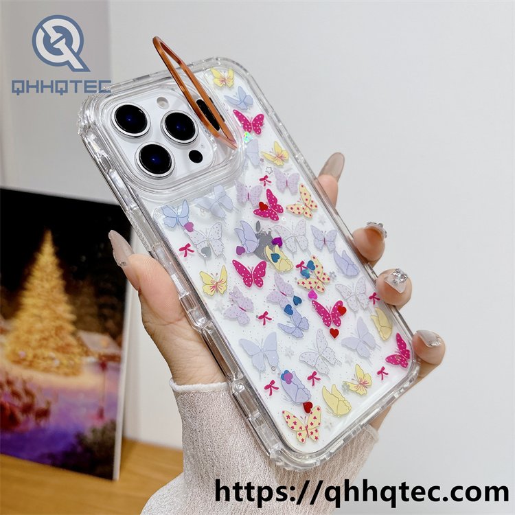 color heart 3 in 1 metal bracket case