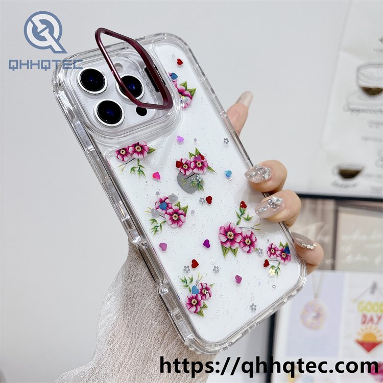 color heart 3 in 1 metal bracket case