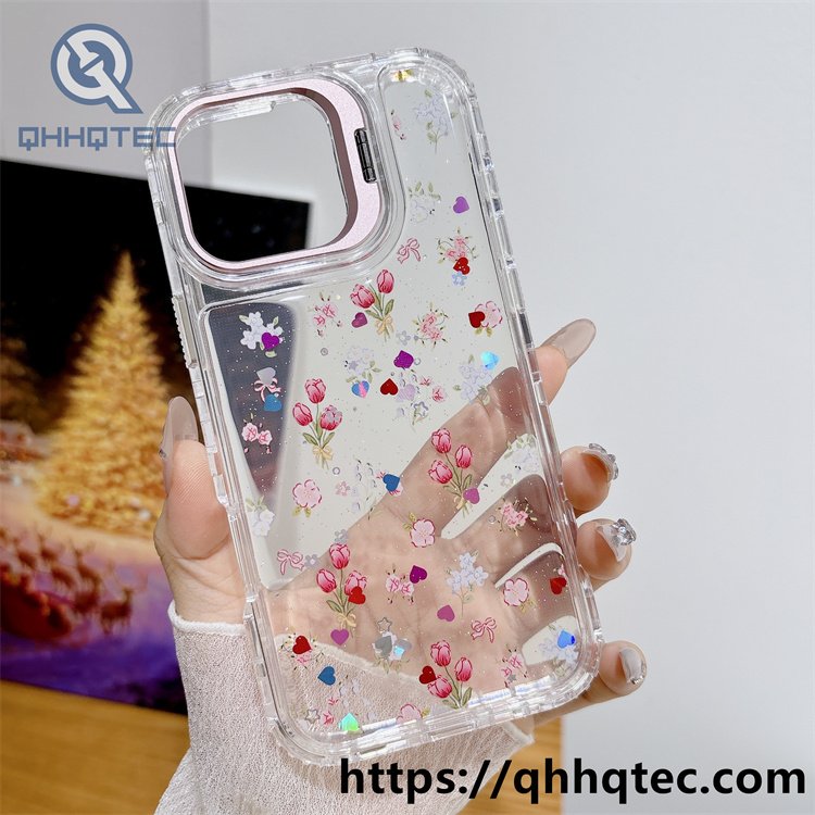 color heart 3 in 1 metal bracket case