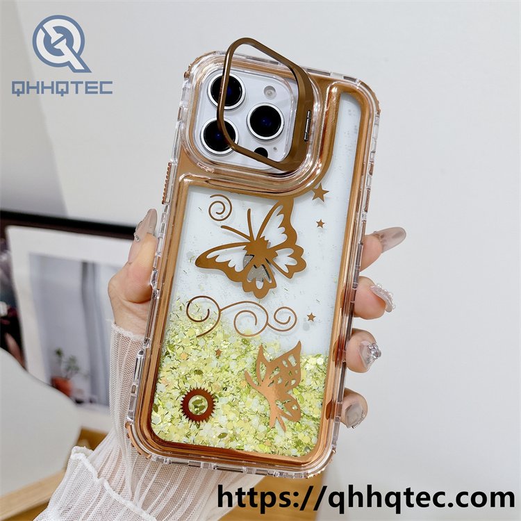 plating butterfly 3in1 metal bracket case