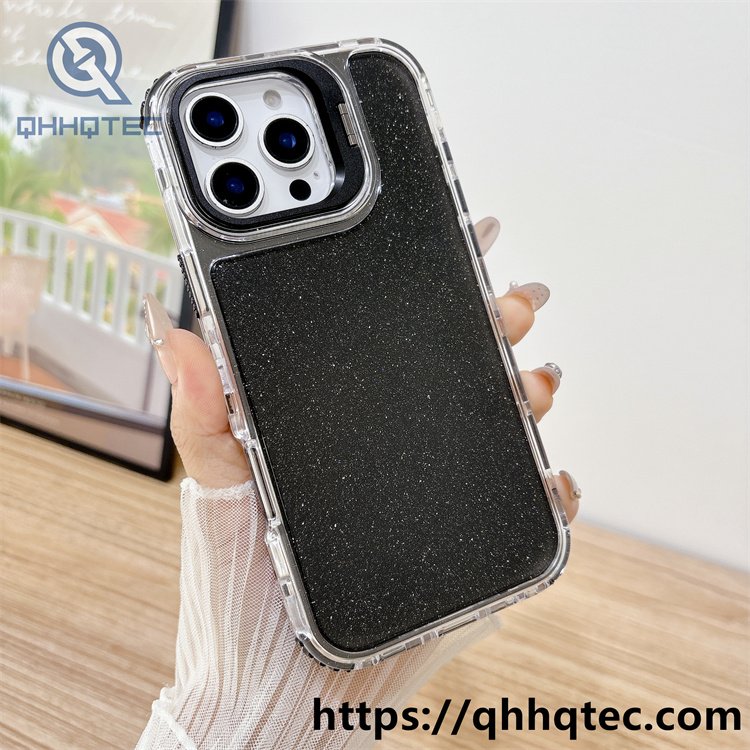 oil glitter 3 in 1 metal bracket case