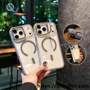 clear magsafe pro camera stand case