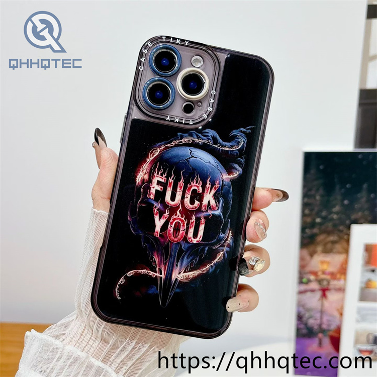 wholesale glossy printed resin phone case for iphone — motorcycle & racing design