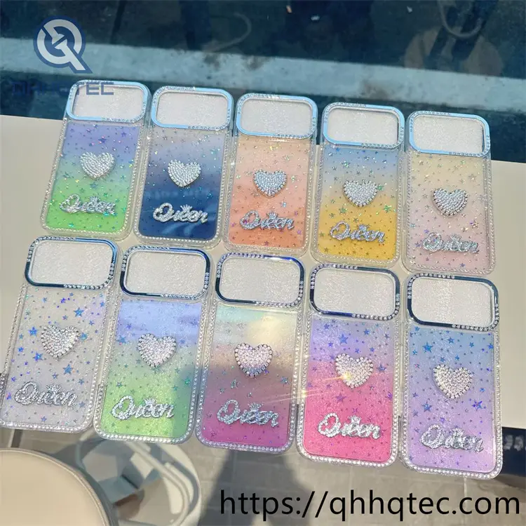 wholesale queen diamond case for iphone carcasas de lujo por mayor china