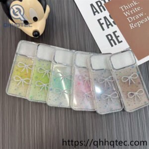 Wholesale Rhinestone Bow Case for iPhone Fundas de Moños por Mayor China