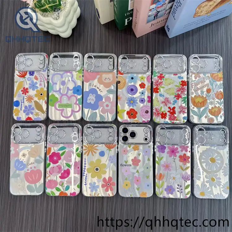 wholesale floral print case for iphone fundas flores celular mayoreo china